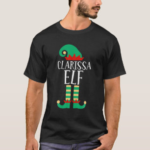 Die Familie Clarissa Elf Funny passt Weihnachten P T-Shirt