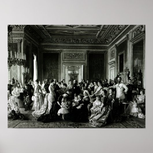 Die Familie der Königin Victoria, 1887 Poster (Vorne)