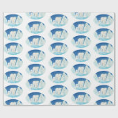 Die Familie der Polarbären Geschenkpapier (Flach)