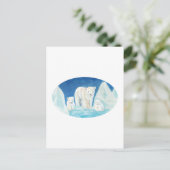 Die Familie der Polarbären Postkarte (Stehend Vorderseite)