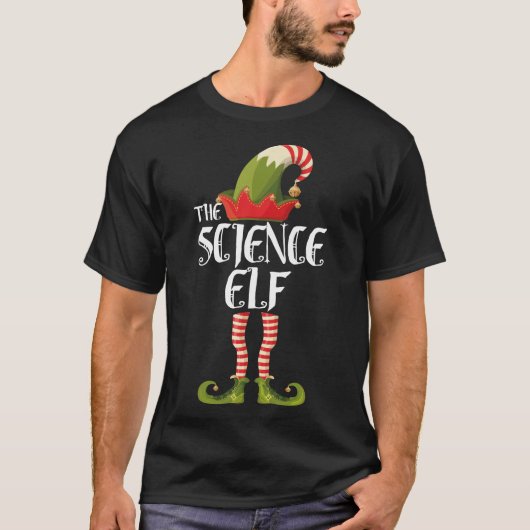 die Familie der Wissenschaftselfen, die Weihnachte T-Shirt (Vorderseite)