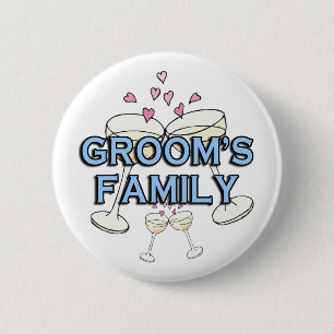 Die Familie des Bräutigams, die Button