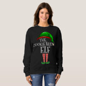 Die Familie des Cookie Baking Elf passt zu Weihnac Sweatshirt (Vorne ganz)