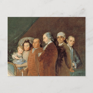 Die Familie des Infante Don Luis de Borbon Postkarte