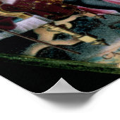 Die Familie des Kaisers Peter I., des Großen, 1717 Poster (Ecke)