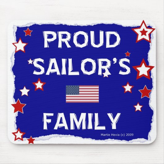 Die Familie des Proud Sailors - zu Ehren - Mousepa Mousepad (Vorne)