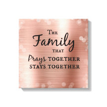 Die Familie, die Prays zusammen Bleibe