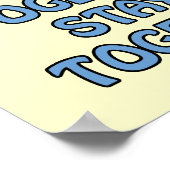 Die Familie, die zusammen spielt Poster (Ecke)