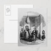 Die Familie Dombey Postkarte (Vorne/Hinten)