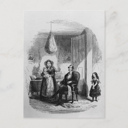 Die Familie Dombey Postkarte (Vorderseite)