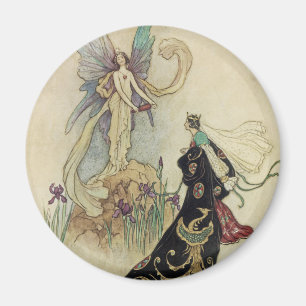 Die Familie dort begrüßte ihre Majestät Magnet