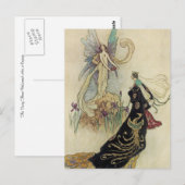 Die Familie dort begrüßte ihre Majestät Postkarte (Vorne/Hinten)