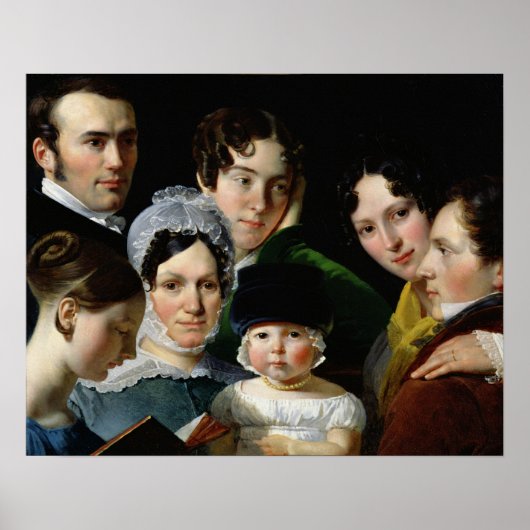 Die Familie Dubufe im Jahr 1820 Poster (Vorne)