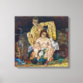 Die Familie | Egon Schiele | Leinwanddruck (Vorderseite)