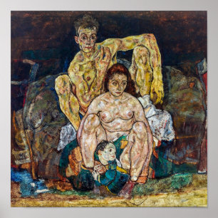 Die Familie   Egon Schiele   Poster