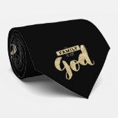 die Familie Gottes ist, christlich, Gott, Jesus, G Krawatte (Gerollt)