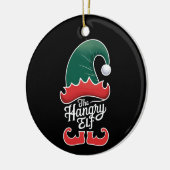 Die Familie Hangry Elf - Weihnachten Keramik Ornament (Links)
