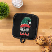 Die Familie Hangry Elf - Weihnachten Topflappen (Oben Unten)