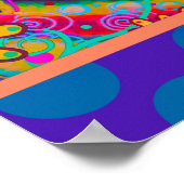 Die Familie ist alles, was mit Blumenrosa Inspirie Poster (Ecke)