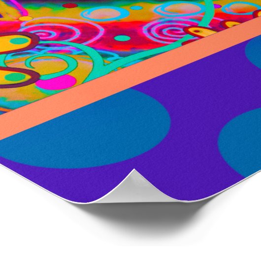 Die Familie ist alles, was mit Blumenrosa Inspirie Poster (Ecke)