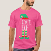Die Familie Joyce Elf passt zu Weihnachten Pajamas T-Shirt (Vorderseite)