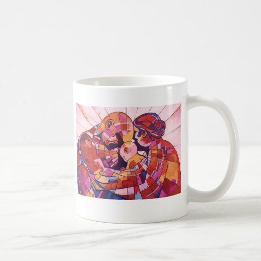 "Die Familie " Kaffeetasse (Rechts)