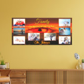 Die Familie kann den Sonnenuntergang 2106 öffnen A Leinwanddruck (Insitu (Wohnzimmer))