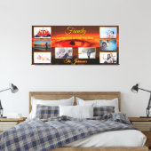 Die Familie kann den Sonnenuntergang 2106 öffnen A Leinwanddruck (Insitu (Schlafzimmer))