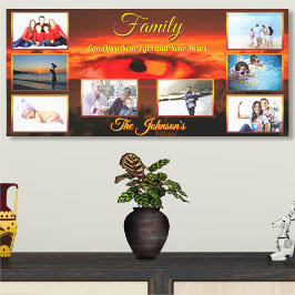 Die Familie kann den Sonnenuntergang 2106 öffnen A Leinwanddruck