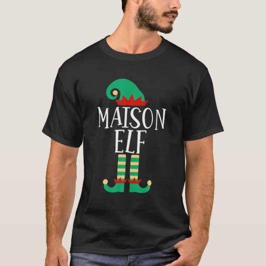 Die Familie Maison Elf Funny passt Weihnachten Paj T-Shirt (Vorderseite)