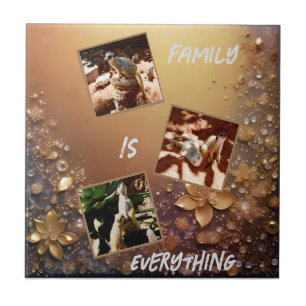 Die Familie Meerkats ist alles. Fliese