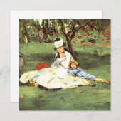 Die Familie Monet in ihrem Garten Edouard Manet (Vorne/Hinten)
