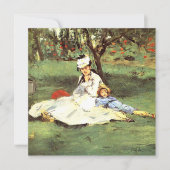 Die Familie Monet in ihrem Garten Edouard Manet (Vorderseite)