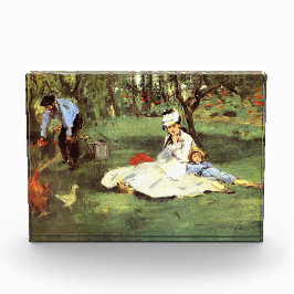 Die Familie Monet in ihrem Garten Edouard Manet Fotoblock