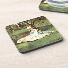 Die Familie Monet in ihrem Garten Edouard Manet Getränkeuntersetzer