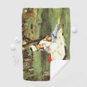 Die Familie Monet in ihrem Garten Edouard Manet Golfhandtuch (Insitu)