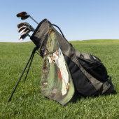 Die Familie Monet in ihrem Garten Edouard Manet Golfhandtuch (Gras)