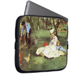 Die Familie Monet in ihrem Garten Edouard Manet Laptopschutzhülle (Vorne Rechts)