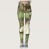 Die Familie Monet in ihrem Garten Edouard Manet Leggings (Vorderseite)