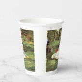 Die Familie Monet in ihrem Garten Edouard Manet Pappbecher (Rechts)