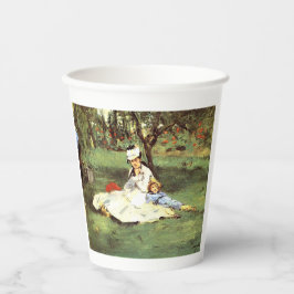 Die Familie Monet in ihrem Garten Edouard Manet Pappbecher