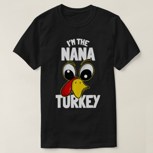 Die Familie Nana Turkey passt zum Erntedank T-Shirt (Design vorne)