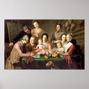 Die Familie Peale von Charles Willson Peale Poster