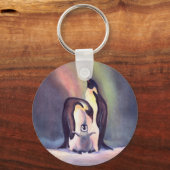 DIE FAMILIE PENGUIN VON SHARON SHARPE SCHLÜSSELANHÄNGER (Vorderseite)