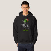 Die Familie Realtor Elf passt Weihnachten zusammen Hoodie (Vorne ganz)