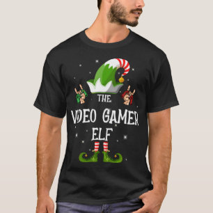 Die Familie Video Gamer Elf passt zu Weihnachten T-Shirt