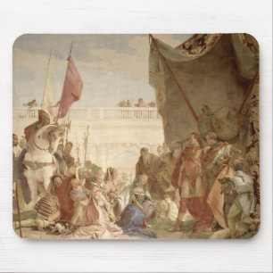 Die Familie von Darius vor Alexander Mousepad