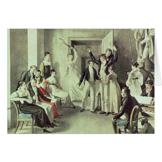 Die Familie von Franz Peter Schubert, der Spiele (Vorderseite (Horizontal))