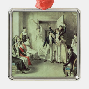 Die Familie von Franz Peter Schubert, der Spiele Silbernes Ornament