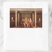 Die Familie von Heinrich VIII. Rechteckiger Aufkleber (Tasche)